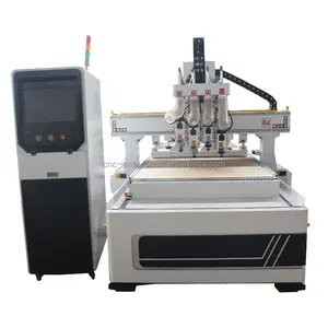 2022 China New Design Tool Change atc 1325 cnc router price wooden cutter for furniture,door making