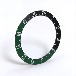 Insert de lunette de montre étanche en saphir, options de couleur rouge, bleu, vert personnalisées, 38 mm, pour pièces de montre de plongée de luxe, réparation de montres - Product Image 4