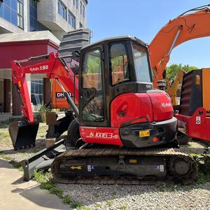 Mini-excavatrice sur chenilles d'occasion Kubota U55 U30 U35 de 5 tonnes, modèle KX163, origine Japon, avec moteur et composants PLC. - Product Image 2