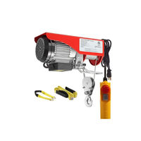 Mini-treuil électrique à câble de 200 kg, câble de 4 mm, longueur de 6 m, vitesse de levage de 100 m/min, IP56, commande au sol, construction