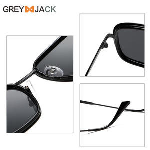 แว่นกันแดดโพลาไรซ์อินเทรนด์สำหรับผู้หญิงสีดำ TR กรอบโลหะป้องกันรังสียูวี 400 ประเภท 3 บังแดดแฟชั่นท่องเที่ยวปาร์ตี้ขับรถ - Product Image 3