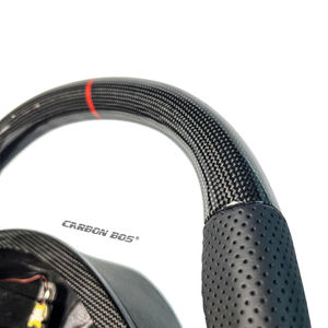 Volante personalizado para <span class=keywords><strong>Ferrari</strong></span> F430 458 <span class=keywords><strong>488</strong></span> 812 Volante de fibra de carbono - Product Image 6