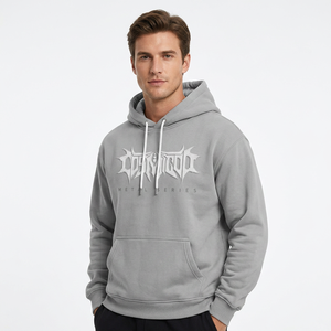 Sweat à capuche tricoté en molleton 100 % coton premium pour homme, design personnalisé, doublure unie, motif lourd, écologique, séchage rapide, décontracté - Product Image 1