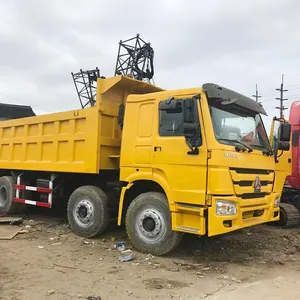 Etiyopya howhowo 6x4 16 20 metreküp 10 tekerlekli damperli kamyon madencilik DAMPERLİ KAMYON satılık ikinci el ve yeni dizel motor ünitesi brüt