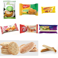 Günstige Automatische Servomotor-Seifen-Brot-Burger-Schokoladen-Keks-Beutel Horizontale Verpackungsmaschine für Kissenverpackungen