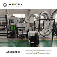 Ligne de lavage de recyclage du plastique PET, ouvre-balle, machine de déshydratation, décolle-étiquettes, haute capacité 2000 kg/h, moteur de marque réputée