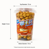 Popcorn Jagung Rasa Krim Manis Kemasan Cup 120 gram Grosir, Non-GMO. Tekstur Semi-Lembut. Bebas Lemak Trans. Langsung dari Pabrik