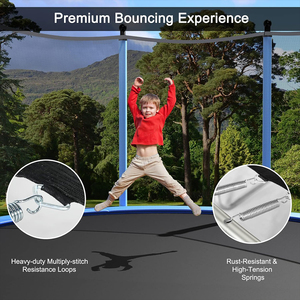<span class=keywords><strong>Trampoline</strong></span> rond de 10 <span class=keywords><strong>pieds</strong></span>, 12 <span class=keywords><strong>pieds</strong></span>, <span class=keywords><strong>16</strong></span> <span class=keywords><strong>pieds</strong></span>, <span class=keywords><strong>trampoline</strong></span> d'extérieur pour enfants, grand <span class=keywords><strong>trampoline</strong></span> pour adultes avec filet de sécurité - Product Image 4