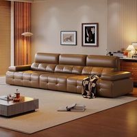 Ensemble de canapés de luxe pour salon, en bois, multi-usages, avec coussins en peluche, pour villa, hôtel, bureau