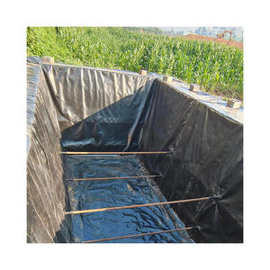물고기 새우 게 양식 프로젝트 사용자 정의 8m 폭 10m 두께 0.9mm 1.3mm 2.0mm 연못 라이너 HDPE Geomembrane - Product Image 2