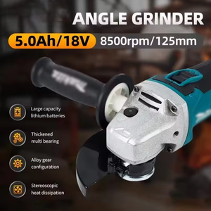 Meuleuse d'angle sans balais <span class=keywords><strong>Makita</strong></span> DGA404 <span class=keywords><strong>18V</strong></span> LXT, disque de 100 mm/4 pouces, 8 500 tr/min, technologie de sécurité ADT/AFT, résistance à la poussière et à l'eau XPT - Product Image 2