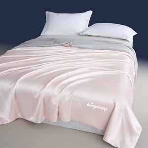 Couette d'été en soie glacée unie, douce, confortable, non toxique, respectueuse de la peau, infroissable, vente en gros - Product Image 6