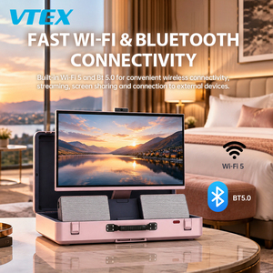 คอมพิวเตอร์พกพาออลอินวันขนาด 27 นิ้ว RK3576 CPU หน้าจอสัมผัส 10 จุด แบตเตอรี่ 10400mAh ระบบ Android 14 พร้อมเคสสำหรับเดินทางสำหรับคาราโอเกะ - Product Image 1