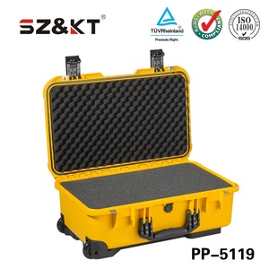 <span class=keywords><strong>Valise</strong></span> de photographie antichoc pour grand objectif d'appareil photo, étanche, à roulettes, en plastique rigide, boîte de rangement avec mousse - Product Image 5