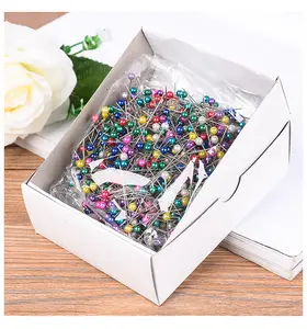 Pearl Pin 800 Pcs Garment Handmade Clothing Accessories Embroidery Sewing Machine Needle Plastic Safety Pin Positioning Needles