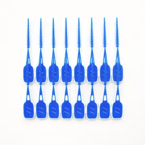 Comfortable Rubber Mint Oral Care Teeth Interdental Flosser Flossing Flex Toothpick Brush Dental Picks