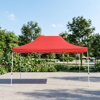 Nouvelle Tente Pliante Pop-up pour Événements 10x10 (10ftx20ft) avec Structure en Acier et Aluminium, Chapiteau Personnalisé Imprimé pour Salons Professionnels