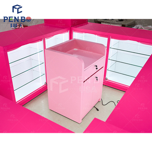 ตู้เทียนขนาดเล็กดีไซน์สำหรับห้างสรรพสินค้าตู้โชว์เทียนหอมแบบปรับแต่งได้หรูหรา - Product Image 4