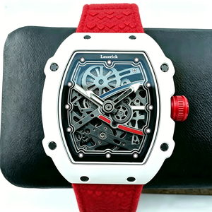 <span class=keywords><strong>Montre</strong></span> mécanique automatique multifonctionnelle pour <span class=keywords><strong>homme</strong></span>, <span class=keywords><strong>ultra</strong></span>-fine, en fibre de carbone blanche, à cadran ouvert, vente en gros - Product Image 4