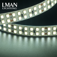 Adressable IP65 Double Ligne Corde 360leds/m 15mm Largeur DC24V 22W SMD2835 6500K Dimmable LED Bande Lumineuse