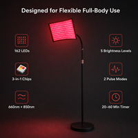 LED-Lichttherapie-Panel 660nm 660nm 850nm 3-in-1-Chips Freistehende Rotlichttherapie-Lampe