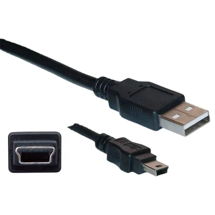 Wholesale 0.2M USB2.0 A Male to Mini 5Pin 5p Male PC MAC Computer Data Sync Charging Camera Cable