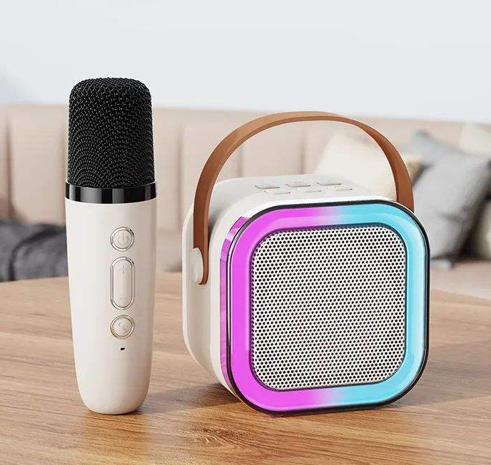 White_Single Microphone
