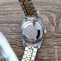 Boîtier de montre de plongée en acier inoxydable 316l de haute précision de 40 mm, étanche, mouvement 8215, bracelet et boîtier de montre modifiés