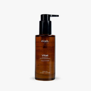 Divain Vital Body Oil 100ml Niaouli Menta Piperita Rinnovamento Energetico - Product Image 1