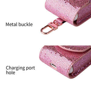 Estilo de caso de lujo brillante auricular estuche brillante personalizado brillo caja de cubierta de borde, para los <span class=keywords><strong>AirPods</strong></span> - Product Image 5