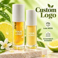 Gloss à lèvres au beurre RTS 6ml, Huile à lèvres Lait et Miel Hydratante Effet Miroir, Faible MOQ 3 pièces, Vente en gros, Logo personnalisé