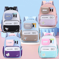 Tas Sekolah Motif Kartun Lucu Gaya Jepang Korea Grosir Ransel Anak Banyak Kantong untuk Anak TK dan Siswa