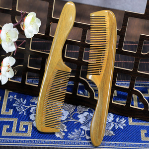 Sandalwood <b>Comb</b> <b>Wide</b> Tooth Large Size For Home Use Women Men Children Massage Hair Care Natural Wood Material - Product Image 1