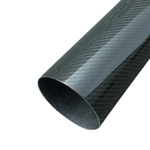 Tube En Fibre De Carbone Haut Module - Diamètre 28 Mm, Longueur 1000 Mm, Noir, Ultra Léger Et Résistant