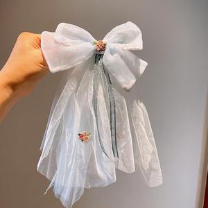 Pasador de Pelo con Lazo de Tela Estilo Princesa para Niñas, Accesorios para el Cabello de Diseño Nuevo y Alta Calidad - Product Image 3