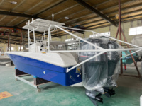 Bateau de pêche au thon en fibre de verre de 8,50 m avec certification CE pour 10 personnes, yacht sportif de 40 nœuds