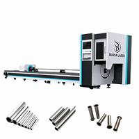 Machine de découpe laser à fibre numérique semi-automatique CNC refroidie par eau 6024 Cypcut Bursa pour tous types de tubes de forme variée