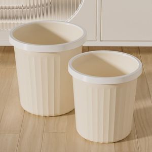 Poubelle ménagère épaisse et de grande capacité pour salon, cuisine, chambre, salle de bain, dortoir étudiant, sans couvercle - Product Image 5
