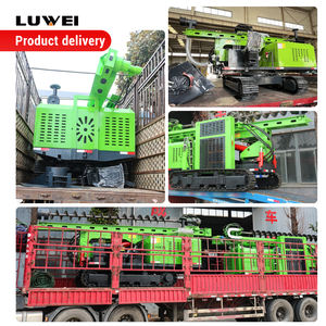 Mesin <span class=keywords><strong>Driver</strong></span> Piling fotovoltaik kaki tinggi perayap 85 KW daya tinggi harga rendah mesin sopir tumpukan untuk medan kasar Piling - Product Image 4