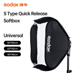 Boîte à lumière portable Godox SFUV 40x40 <span class=keywords><strong>60x60</strong></span> 80x80cm avec support de type S et sac de transport pour flash de photographie - Product Image 4
