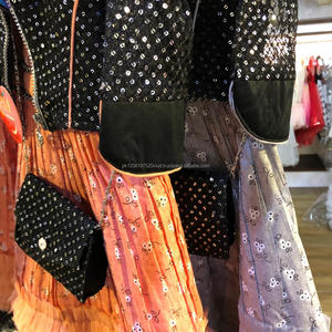 Vestido de algodón estampado con bolsa y gafas, vestido de bebé con diseño increíble y elegante - Product Image 6