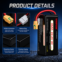 Paket Baterai Lithium Polymer 3C High Rate 22.2V 35Ah untuk Drone FPV, Survei Geologi, dan Inspeksi Industri