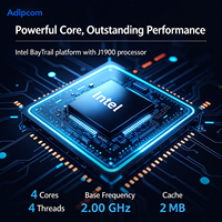 Motherboard Intel J1900 Dual Gigabit LAN Tegangan Lebar dengan Slot MSATA Mini PCIe SIM untuk PC Industri Tanpa Kipas