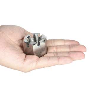 316 스테인리스 스틸 DIN 935-1 캐슬 드라이브 샤프트 너트 육각 슬롯 너트 캐슬 너트 - Product Image 5