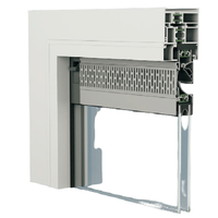 Ventilateur de fenêtre F80W en aluminium naturel, ventilation et purificateur d'air pour bureaux et chambres à coucher avec ventilation passive naturelle