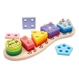 Premium Customizable Caterpillar Building Blocks Set Vibrant Colorful Stackable Construction Toy OEM/ODM Experience for Children - Product Image 4