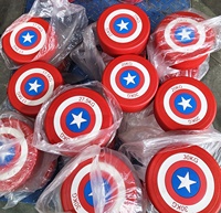 Haltères en acier pour hommes, thème Captain America, robustes, écologiques, sans odeur, pour la salle de sport à domicile, pour hommes et femmes