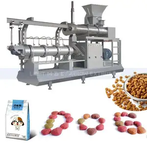 Animal Pet Food Production Line Extruder Machine For Small Business