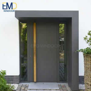 ประตูหน้าบ้านคู่แบบภายนอกพร้อมดีไซน์กระจกฝรั่งเศส - Product Image 4