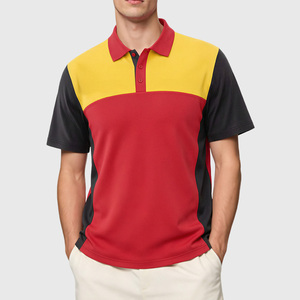 Camiseta Polo Personalizada con Bloques de Color, Manga Corta, con Cuello, Uniforme de Trabajo, Ropa de Equipo - Product Image 1